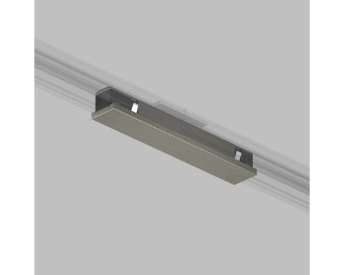 TR5722-DN Электрический коннектор прямой для трека SHINE BASE, 48V DC, IP20, темный никель, алюминий