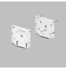 TR2017-WH Торцевая заглушка трека SLOTT, белая, алюминий