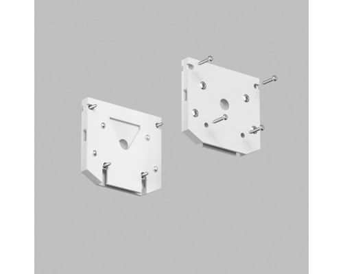 TR2017-WH Торцевая заглушка трека SLOTT, белая, алюминий