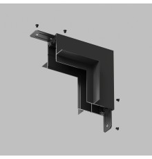 TR2118-BK Угол стена-потолок встраиваемый под ГКЛ SMART, черный     