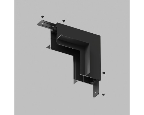 TR2118-BK Угол стена-потолок встраиваемый под ГКЛ SMART, черный     