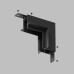 TR2118-BK Угол стена-потолок встраиваемый под ГКЛ SMART, черный     
