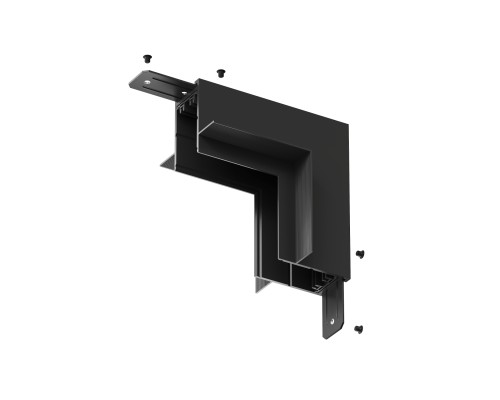 TR2118-BK Угол стена-потолок встраиваемый под ГКЛ SMART, черный     