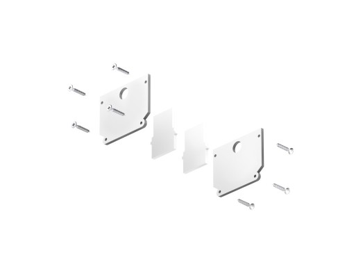 TR2025-WH Комплект торцевых заглушек для трека SMART ONE