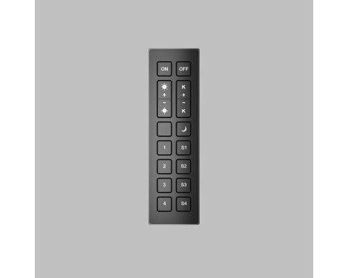 DK7302-BK Пульт управления Zigbee, алюминий, черный