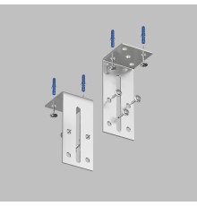 TR3045-AL Уголок регулируемый для закладных профилей ( комплект 2 шт)