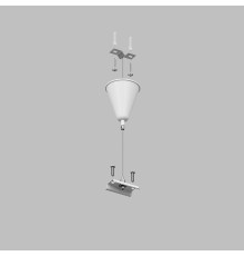 TR1105-WH Подвесная система для треков, 1,5 м, белый