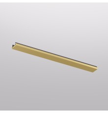 TR5736-SB Декоративная заглушка желоба трека SHINE BASE, 20см, сатинированная латунь, алюминий