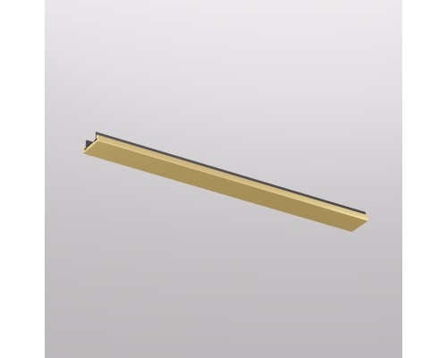 TR5736-SB Декоративная заглушка желоба трека SHINE BASE, 20см, сатинированная латунь, алюминий