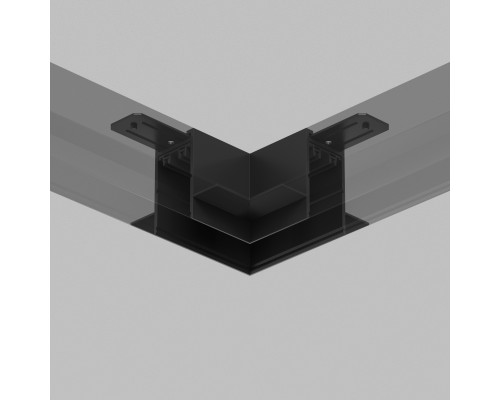 TR2112-BK Угол потолок-потолок встраиваемый под ГКЛ SMART, черный