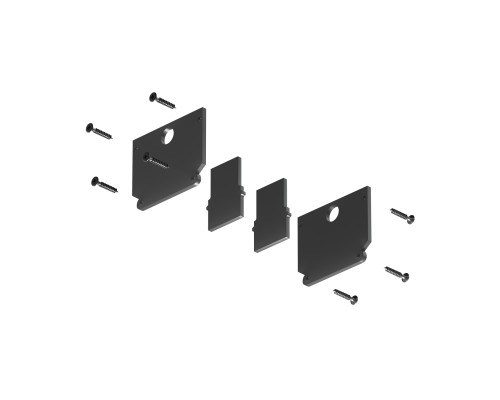 TR2025-BK Комплект торцевых заглушек для трека SMART ONE