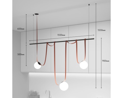 Комплект ременной трековой системы Belty на штанге Rod