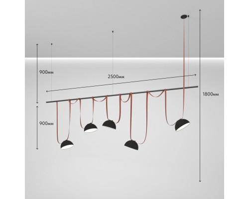 Комплект ременной трековой системы Belty на штанге Rod