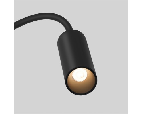 DK5313-BK Светильник для трека Air, серия Spot 3000 со светодиодом, ?26*495мм, 48V DC, 2W, RA?90, 24°, 3000K, IP20, черный, алюминий