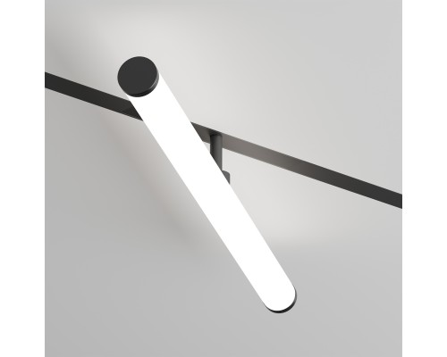 DK8065-BK Рассеивающий матовый светильник SMART RAY 12W DIM 3000K-6000K, черный, акрил, алюминий