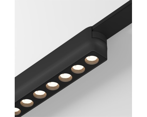 DK5305-BK Светильник для трека Air, серия Grill 3000 со светодиодом, L230*W26*H36мм, 48V DC, 12W, RA?90, 36°, 3000K, IP20, черный, алюминий