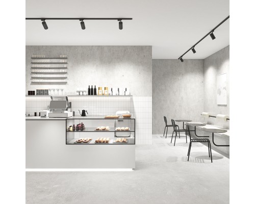 DK6455-BK Трековый светильник SOLID KOPER, 155мм, d80, 220V, LED 3000K, 30W, IP20, черный, алюминий