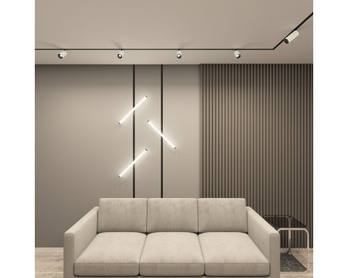 DK8041-BW+BK Акцентный светильник SMART SPOT 20W DIM 3000K-6000K, черный с белым, алюминий