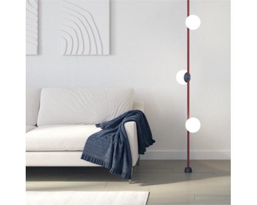 DK5551-BK Cветильник для трека-ремня Belty, серия Orb, со светодиодом, D150*H147мм, 48V DC, 10W, RA90, 120°, 3000K, IP20, белый, акрил