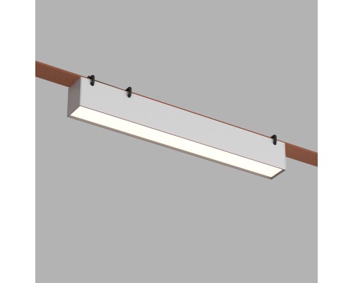 DK5574-WH Cветильник для трека-ремня Belty, серия Linear, со светодиодом, L323*W40*H45мм, 48V DC, 12W, RA90, 120°, 4000K, IP20, белый, алюминий