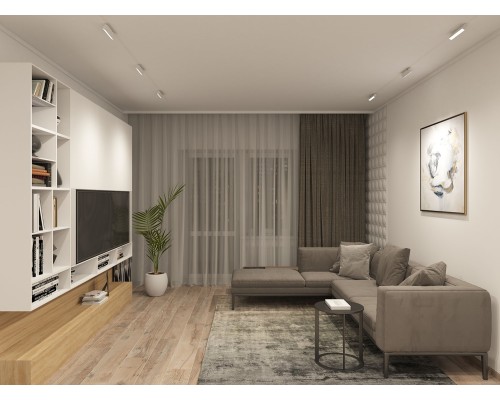 DK8009-WH Поворотный матовый светильник SMART 9W DIM 3000K-6000K белый