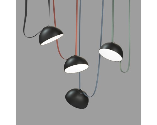 DK5562-BK Cветильник для трека-ремня Belty, серия Flow со светодиодом, D300*H171мм, 48V DC, 28W, RA90, 120°, 4000K, IP20, черный, алюминий