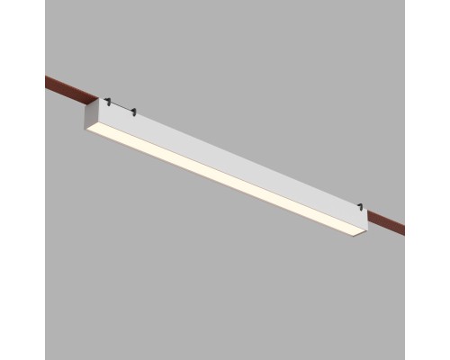 DK5577-WH Cветильник для трека-ремня Belty, серия Linear, со светодиодом, L642*W40*H45мм, 48V DC, 24W, RA90, 120°, 3000K, IP20, белый, алюминий