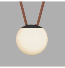 DK5551-BK Cветильник для трека-ремня Belty, серия Orb, со светодиодом, D150*H147мм, 48V DC, 10W, RA90, 120°, 3000K, IP20, белый, акрил