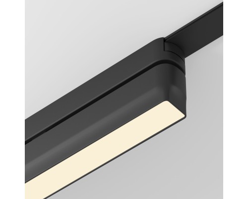DK5303-BK Светильник для трека Air, серия Linear 3000 со светодиодом, L230*W26*H60мм, 48V DC, 9W, RA?90, 120°, 3000K, IP20, черный, алюминий