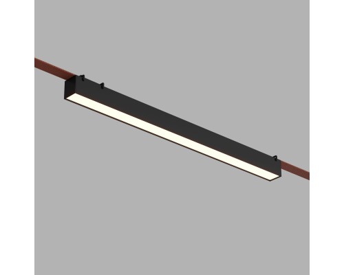 DK5676-BK Cветильник для трека-ремня Belty Smart, серия Linear, со светодиодом, L642*W40*H45мм, 48V DC, 24W, RA90, 120°, 2700-6500K, IP20, черный, алюминий