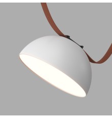 DK5660-WH+BK Cветильник для трека-ремня Belty Smart, серия Flow, со светодиодом, D220*H117мм, 48V DC, 24W, RA90, 120°, 3000-5700K, IP20, белый с черным, алюминий