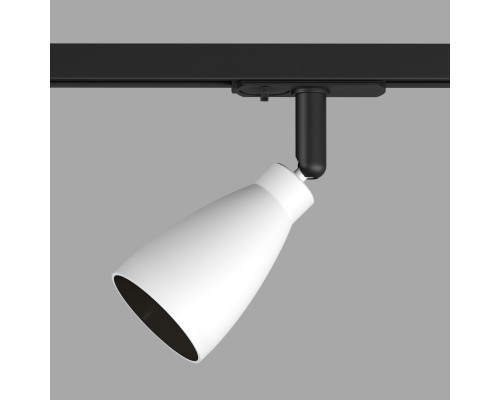 DK6050-BW+BK Трековый светильник IP 20, 15 Вт, GU10, черный с белым, алюминий, пластик