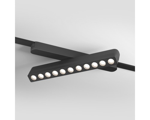 DK5368-BK Светильник для трека Air, серия Grill 2700-6500 со светодиодом, L230*W26*H60мм, 48V DC, 12W, RA?90, 36°, 2700-6500K, IP20, черный, алюминий