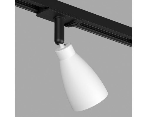 DK6050-BW+BK Трековый светильник IP 20, 15 Вт, GU10, черный с белым, алюминий, пластик