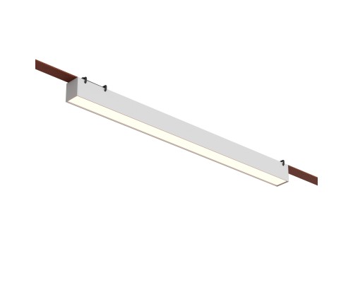 DK5576-WH Cветильник для трека-ремня Belty, серия Linear, со светодиодом, L642*W40*H45мм, 48V DC, 24W, RA90, 120°, 4000K, IP20, белый, алюминий