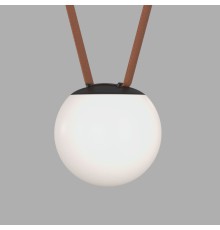 DK5550-BK Cветильник для трека-ремня Belty, серия Orb, со светодиодом, D150*H147мм, 48V DC, 10W, RA90, 120°, 4000K, IP20, белый, акрил