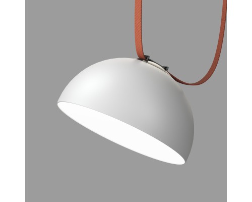 DK5662-WH+BK Cветильник для трека-ремня Belty Smart, серия Flow, со светодиодом, D300*H171мм, 48V DC, 28W, RA90, 120°, 3000-5700K, IP20, белый с черным, алюминий