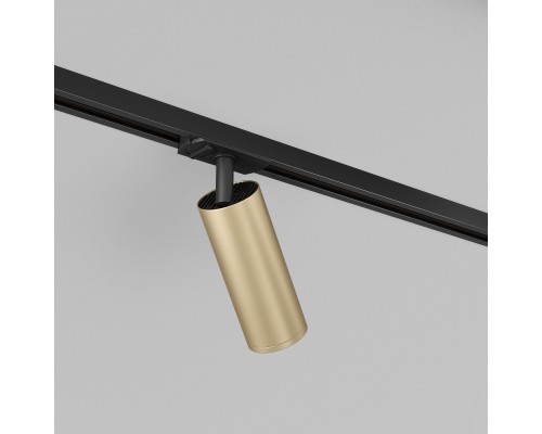 DK6202-BG Трековый светильник IP 20, 15 Вт, GU10, матовое золото с черным, алюминий
