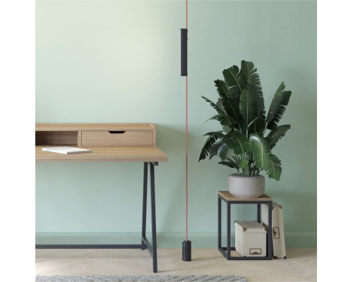 DK5574-BK Cветильник для трека-ремня Belty, серия Linear, со светодиодом, L323*W40*H45мм, 48V DC, 12W, RA90, 120°, 4000K, IP20, черный, алюминий