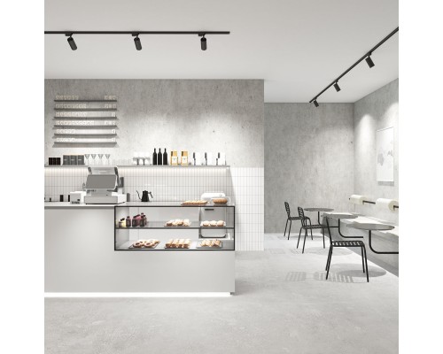 DK6453-BK Трековый светильник SOLID KOPER, 145мм, d70, 220V, LED 3000K, 24W, IP20, черный, алюминий