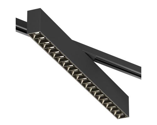 DK6634-BK Поворотный однофазный трековый светильник EDDER со светодиодом L538mm 220V 40W 30° 3000K IP20 черный алюминий