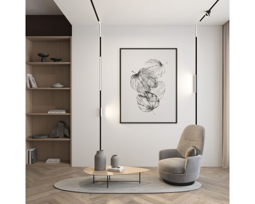 DK8014-BK Угловой светильник SMART LINEAR ANGLE 18W DIM 3000K-6000K, черный