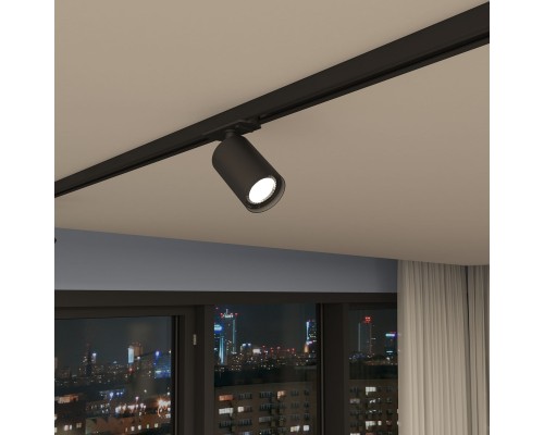 DK6201-BK Трековый светильник IP 20, 15 Вт, GU5.3, черный, алюминий