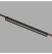 DK5572-BK Cветильник для трека-ремня Belty, серия Grill, со светодиодом, L642*W40*H45мм, 48V DC, 24W, RA90, 24°, 4000K, IP20, черный, алюминий