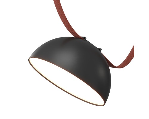 DK5660-BK Cветильник для трека-ремня Belty Smart, серия Flow со светодиодом, D220*H117мм, 48V DC, 24W, RA90, 120°, 3000-5700K, IP20, черный, алюминий