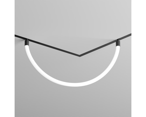 DK8060-BK Гибкий рассеивающий матовый светильник SMART RAY 18W DIM 3000K-6000K, длина плафона 1.5м, черный