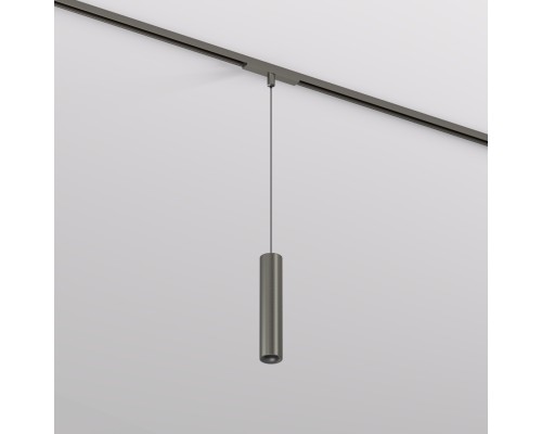 DK5744-DN Светильник для трека SHINE SPOT со светодиодом, D40*H200 кабель 1500мм, 48V DC, 8W, RA?90, 3000K, IP20, темный никель, алюминий