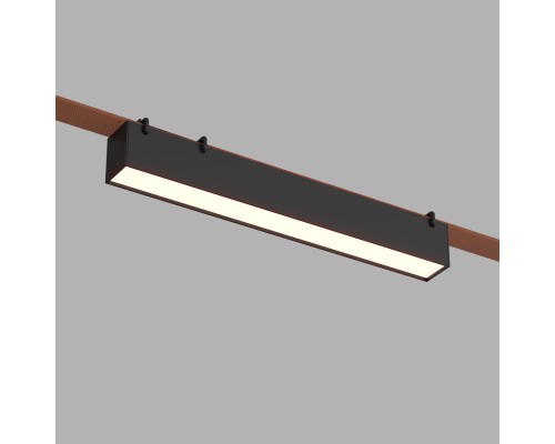 DK5674-BK Cветильник для трека-ремня Belty Smart, серия Linear, со светодиодом, L323*W40*H45мм, 48V DC, 12W, RA90, 120°, 2700-6500K, IP20, черный, алюминий