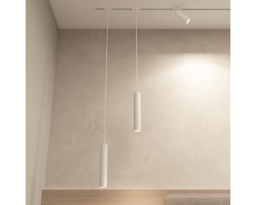 DK6210-WH Трековый светильник IP 20, 15 Вт, GU10, белый, алюминий