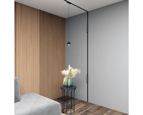 DK5346-BK Светильник для трека Air, серия Hang 4000 со светодиодом, ?80*76мм, 48V DC, 5W, RA?95, 120°, 4000K, IP20, черный, алюминий